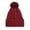 Red, variant on Prolriy Beanies Womens Hats Women's Autumn Winter Solid Color Thickened Warm Dough Thick Thread Knitting Hat with Wool Winter Hats for Women Beige