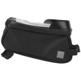 thumbnail image 3 of Bolsa para marco de tubo frontal de bicicleta, bolsa para montar en bicicleta de montaña y carretera, huella dactilar para teléfono móvil con visera solar NikouMX  Deportes, 3 of 8