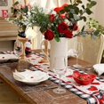 thumbnail image 3 of Valentine'S Day Table Runner, Polka Dots Decorative Farmhouse Table Decoration for Kitchen Dinning 33 X 275cm A, 3 of 5
