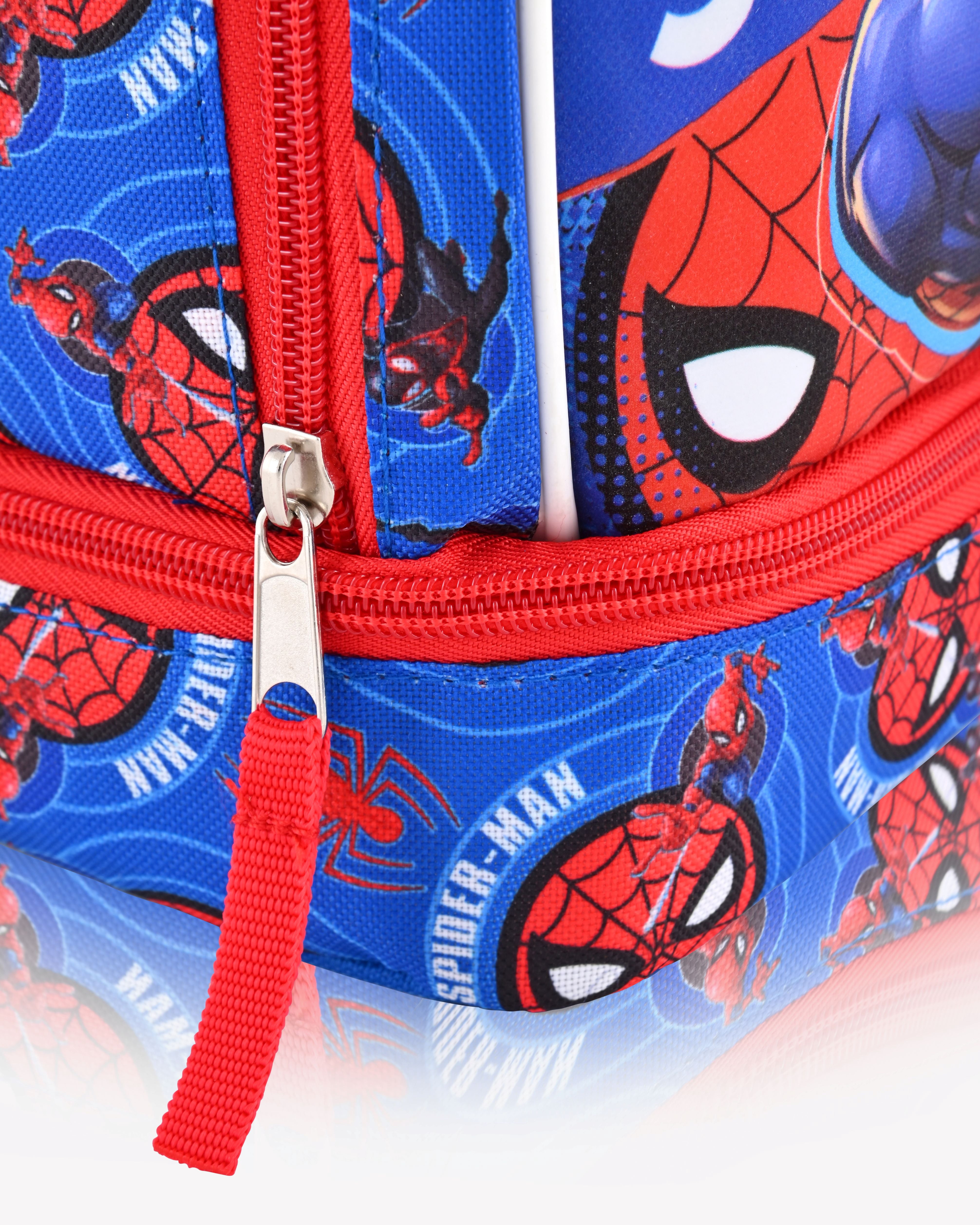 Marvel Spiderman Lunch Box for Kids | Insulated Lunch Bag Lunch Box for Boys, Girls, Unisex | Spiderman Blue Reusable Lunchbox