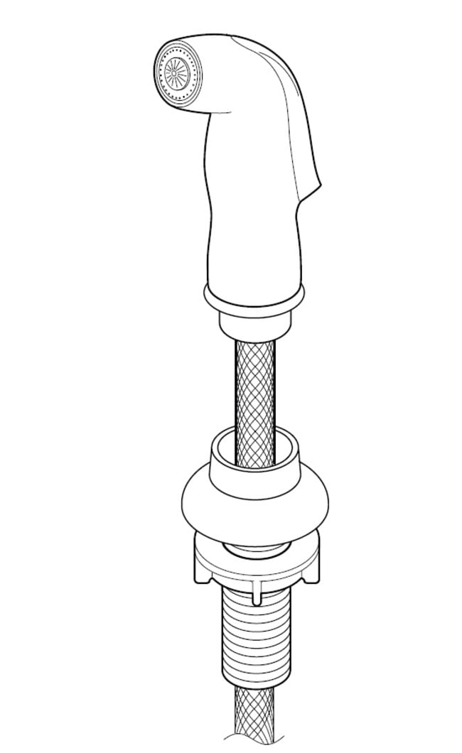 Delta Rp54807 Spray Hose Assembly Bronze