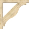 thumbnail image 4 of Ekena Millwork 4"W x 44"D x 44"H Funston Block Rough Sawn Bracket, Douglas Fir, 4 of 25