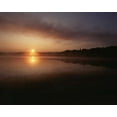 thumbnail image 2 of Grandmaison, Mike 18x15 Black Ornate Wood Framed with Double Matting Museum Art Print Titled - Canada, Ontario, Sudbury, Tilton Lake at sunrise, 2 of 4