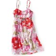 thumbnail image 1 of Aeropostale Womens Floral Woven Sundress, Rosa, X-Large, 1 of 1