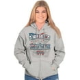 thumbnail image 3 of United States of America Motto Zip Up Hoodie Men's Women's Brisco Brands S, 3 of 6