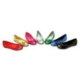 thumbnail image 2 of 016- MILA-G, Women's Glitter Flats With Bow, 2 of 2
