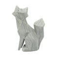 thumbnail image 4 of Sagebrook Home Ceramic 10" Beaded Fake Fox Figurine, Silver, 4 of 5