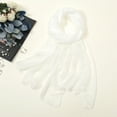 thumbnail image 2 of Pedort Women's Fashion Scarves Fashion Scarves Wrap Long Lightweight Warm Shawl White,One Size, 2 of 3