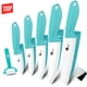 thumbnail image 1 of Myvit Ceramic Knives Set, Knives de Cocina de Cerámica de 6 Piezas con Tapas, Cuchillo de chef de 6", Cuchillo de Pan Dentado de 6", Cuchillo Paring de Frutas de 5",4",3" y Pelador, 1 of 6