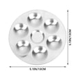 thumbnail image 2 of QUMIIRITY 2Pcs Premium Stainless Steel Paint Mixing Tray with Smooth Rounded Edges for Art, 2 of 8