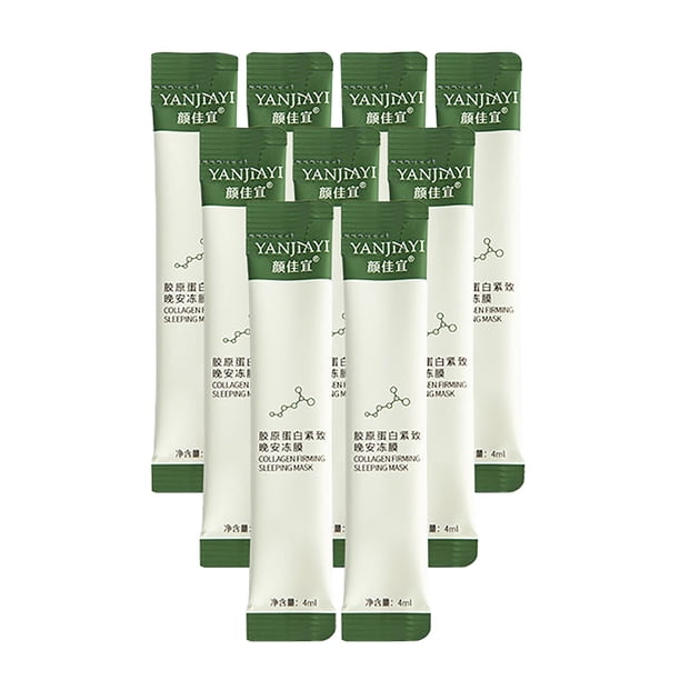 Mascarilla hidratante para dormir sin lavado de 80 ml, con proteínas y que reduce los poros.