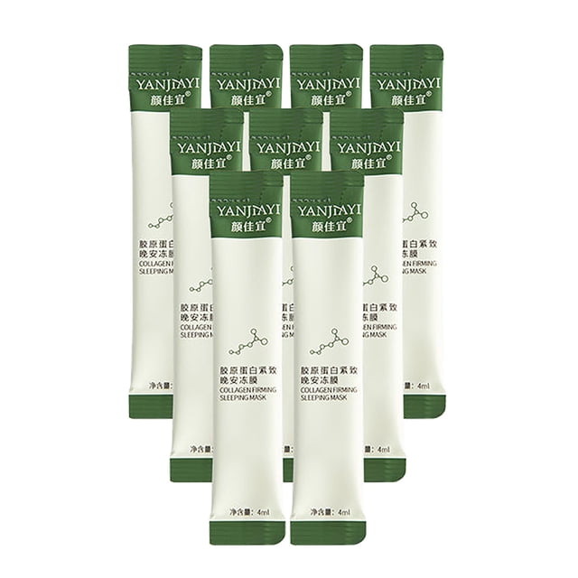 Mascarilla hidratante para dormir sin lavado de 80 ml, con proteínas y que reduce los poros.
