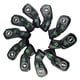 thumbnail image 1 of Juego de 10 para la cabeza de hierro de golf Juego de para todas las marcas - Cuero de PU de alto rendimiento - Negro Macarena Cubierta de la cabeza del club de golf, 1 of 7