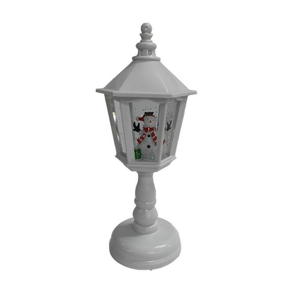 Christmas Table Lamp, Christmas Music Lamp, Snow Night Light with USB Data Cable, Warm LED Lighting, Battery Operated, Romantic Holiday Decoration, Small Christmas Gift, Energy Saving