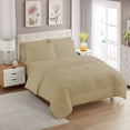 thumbnail image 1 of Set de edredón Sweet Home Collection Taupe Twin, 7 piezas, 1 of 6