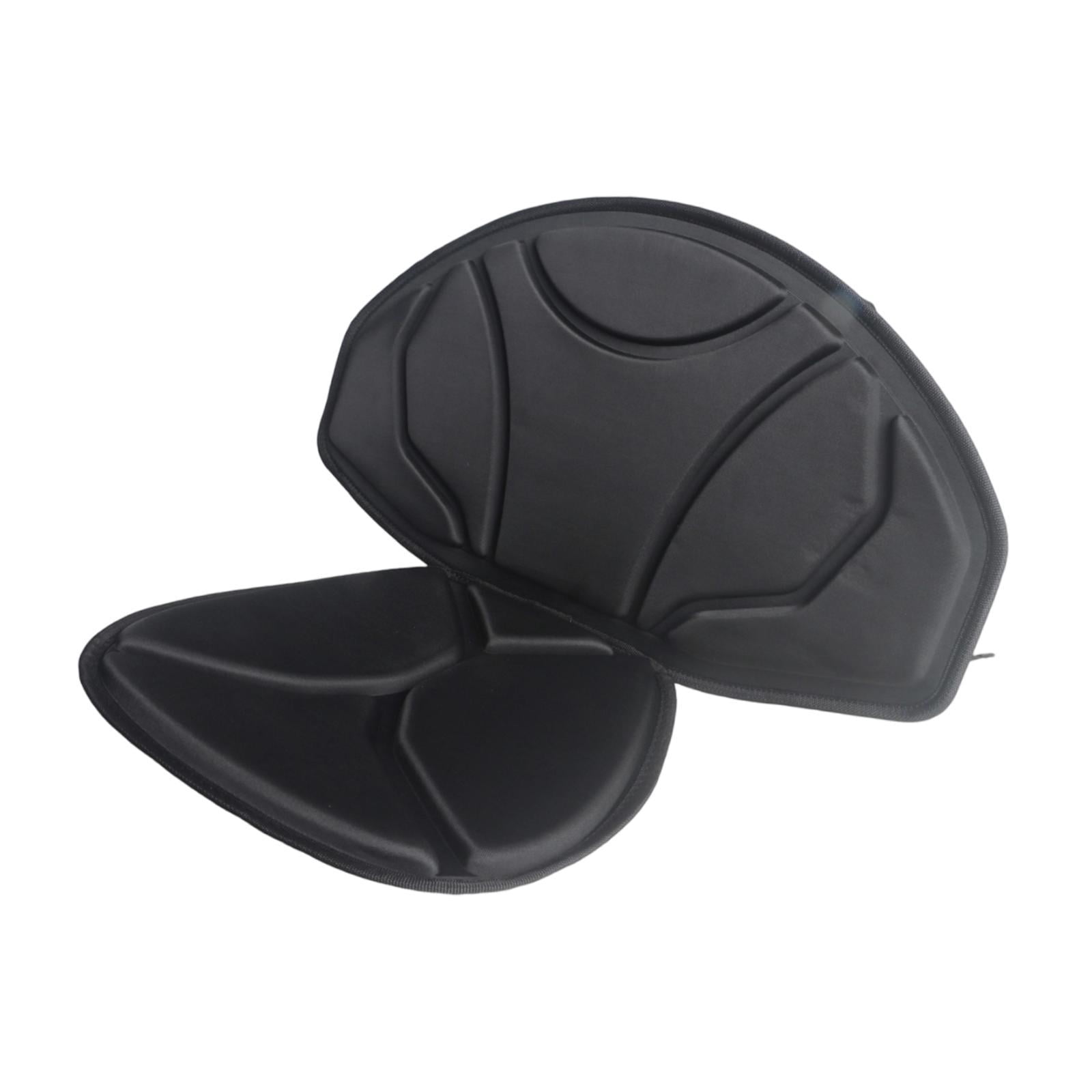 funtasica Kayak Seat Cushion Paddle Board Seat Accessories Padded with Back Support Adjustable for Drifting Water Sports Boat Canoeing Without Bag