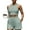 Green, variant on Weardear 2 Piece Women Lounge Sets Sleeveless Crop Top and Shorts Waffle Lounge Set Tracksuits Sweatsuits for Women