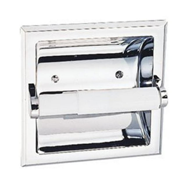 Design House 533125 Millbridge Recessed Toilet Paper Holder, Polished Chrome Finish
