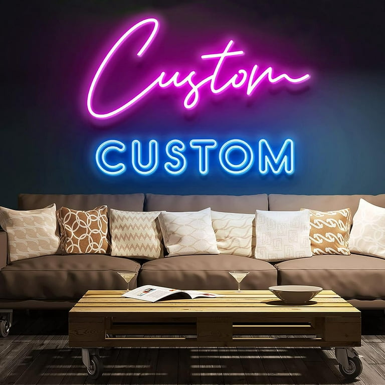 Wedding Neon Sign Custom LED Neon Sign for Wedding Last Name Neon Sign  Personalized Light Up Name Signs Customized Light Sign for Wall Decor (1  Line