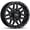 Matte Black, variant on RockTrix RT110 20 inch Wheel 8x165.1 8x6.5 Compatible with Dodge Ram 2500 (1994-2024), 20x9 (-12 Offset, 4.5 Backspace), Black, Also fits Chevrolet GMC 2500 3500