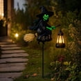 thumbnail image 5 of PYURTEP Halloween Solar Lights Outdoor, Spooky Latern with Witch, Waterproof Outdoor Solar Lights for Lawn Yard Halloween Decor, 5 of 6