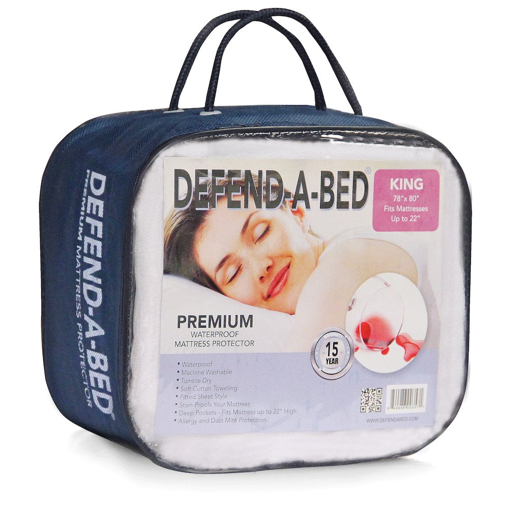 DefendABed Premium Waterproof Mattress Pad, California King Size
