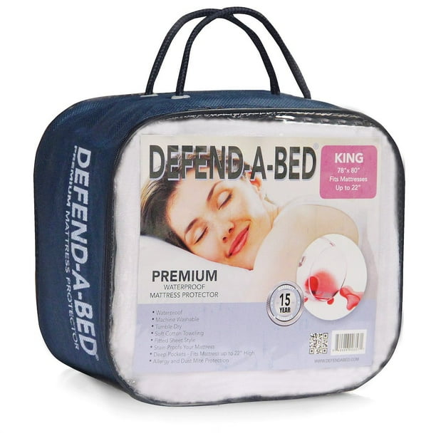 DefendABed Premium Waterproof Mattress Pad, California King Size