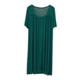 thumbnail image 4 of LIaqionyy Women's Short Sleeve Nightgown Lightweight Nightshirt Soft Pajamas Dresses Casual Sleepwear M,L, 4 of 7