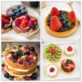 thumbnail image 3 of 8cmTart Ring Stainless Steel Tartlet Mold Circle Cutter Pie Ring Heat, 3 of 8