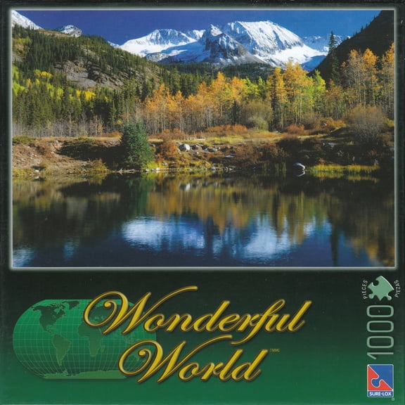 Pond and Mountains 1000 Piece Puzzle