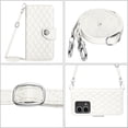 thumbnail image 6 of for Motorola Moto G Stylus 5G 2023 Wallet Case, Elegant Card Holder Cash Slot PU Leather Kickstand Shoulder Strap Shockproof Protective Flip Women Girls Case Cover for Moto G Stylus 5G 2023, White, 6 of 6