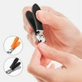 thumbnail image 5 of Slanted Nail Clippers, Wide Jaw Opening Anti-Splash Slanted Nail Clipper, Liberyta Wide Jaw Opening Anti-Splash Slanted Nail Clipper, Ultra Sharp Stainless Steel Nail Clippers, 5 of 8