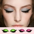 thumbnail image 4 of Eyeliner Stickers,Lazy Eye Shadow Eyelash Patch,Eyeshadow Eyelash Stickers,3-in-1 Self-Adhesive Reusable Fast Eye Makeup Stickers with False Lashes(Green 1Pair)from Biweutydys, 4 of 9