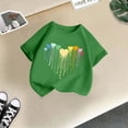 thumbnail image 5 of Hauts d'Hiver pour Femmes Manches Longues Légères Filles Enfants Filles Mignon Mode Imprimé Col Rond Manches Courtes Tee Été Décontracté Doux Ample T-Shirt Hauts, 5 of 5