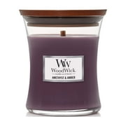 WoodWick Medium Hourglass Scented Candle, Amethyst & Amber, 9.7 oz