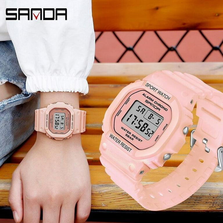 2022 Sanda Waterproof Sport Watches Women Fashion Luxury Digital Watch  Ladies Clock Female Relogio Feminino Reloj Mujer 