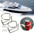 thumbnail image 3 of Portavasos Para Yate Marino De Acero Inoxidable, 2 Uds., Con Tornillos, Portavasos Para Camión, Portavasos Para Coche, Portavasos Para Caravana Noticed VI011424-00, 3 of 6