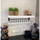 thumbnail image 5 of Soporte para Utensilios de Cocina CHAO de Acero Inoxidable con 8 Ganchos Montaje en Pared de Aluminio, 5 of 5