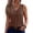 Brown, variant on Kixjoy Green Tank Tops for Women V Neck Fashion Tank Top Sleeveless Lounge Vacation Pleated Shirt Basic Soft Baggy Shirts for Women, Army Green S