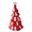 Ribbon Trees, variant on Wodellrrea Mini Ribbon Christmas Tree, Red Tabletop Holiday Decoration, Star Topped Fabric Tree Centerpiece for Indoor Mantel, Shelf, Dining Table and Festive Home Decor and Seasonal Gift