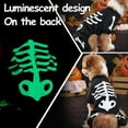 Halloween Dog Costumes for Small Dog BlackSkull Glow in The Dark