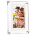 thumbnail image 1 of 5 Inch Acrylic Picture Frame with 2GB Memory and 1000mAh Built-in Battery That Plays Slideshow Motion Video Frameo with Sound, Perfect for Home Decor and Heartfelt Gifts, 1 of 7