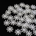 thumbnail image 2 of Lubelski 100Pcs Snowflake Artificial Flatback Pearl Christmas Card Making DIY Craft 13.5x33x2cm, 2 of 7