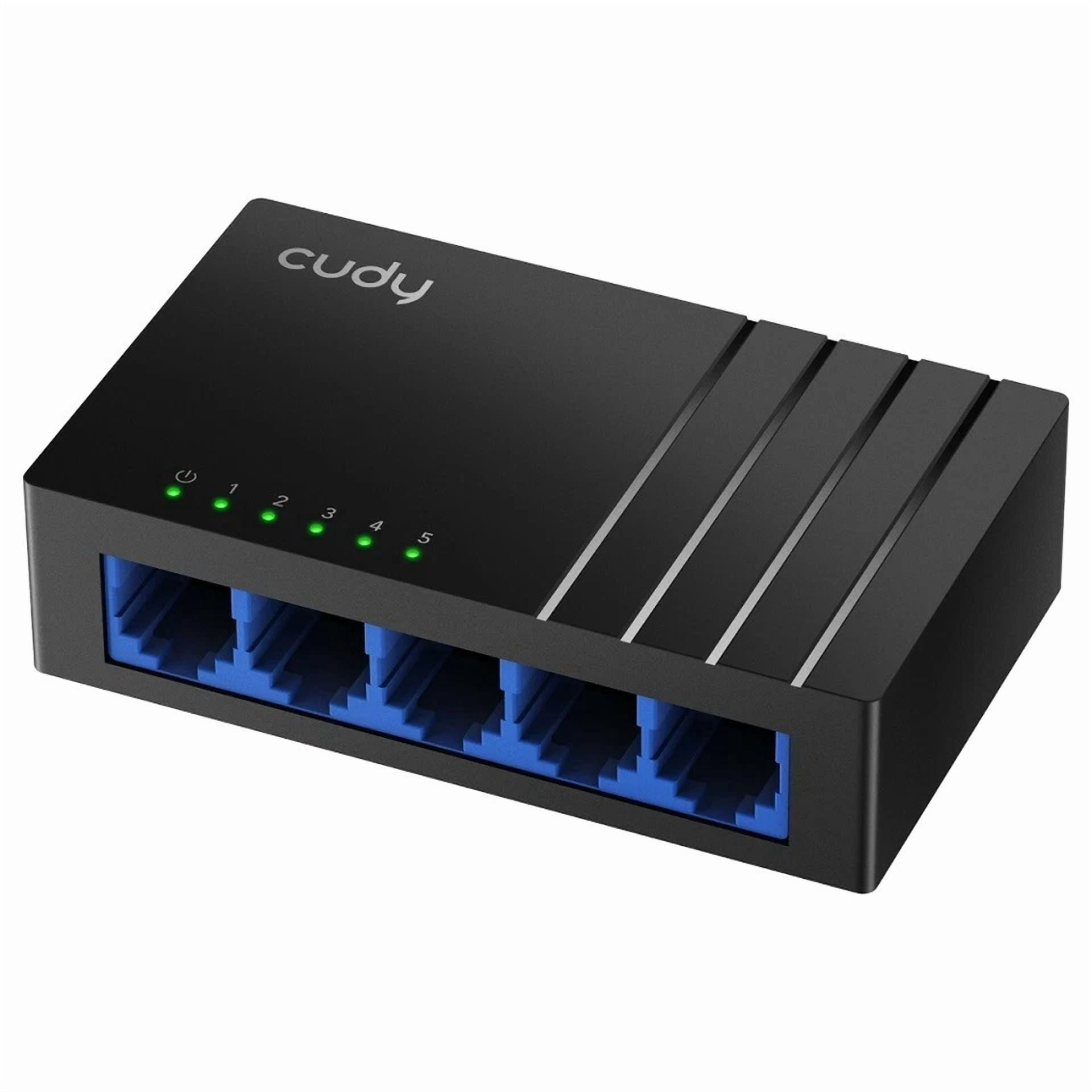 CRESTIN- Cudy GS105D | 5-Port 10/100/1000Mbps Gigabit Ethernet Desktop Switch