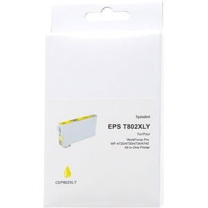 Cartouche d'Encre Premium - Alternative pour Epson T802TG420 - Jaune