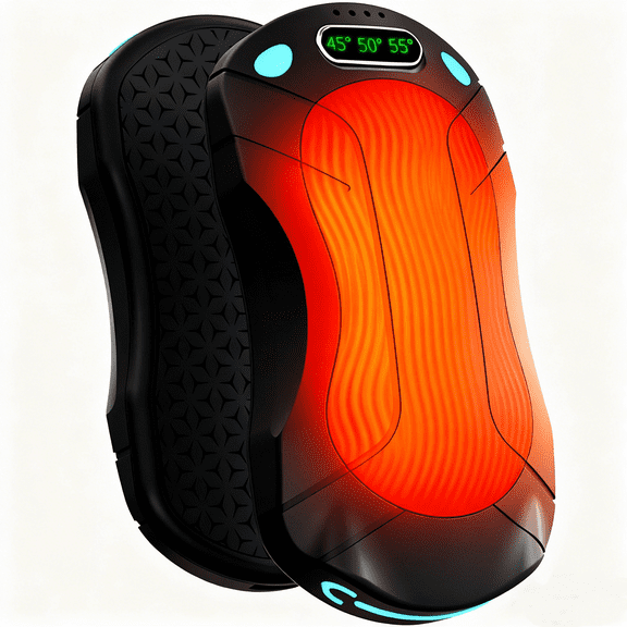 Magnetic Hand Warmers Rechargeable 2 Pack, AI Electric Handwarmers, Fast Heating, 3-Settings, Portable Heater, Gloves Fitting, Ideal Gifts for Women, Men, Christmas, Camping, Fishing, Outdoors