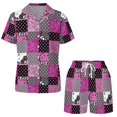 thumbnail image 4 of Hello Kitty Women Pajamas Set Short Sleeve Sleepwear Button Down Nightwear Soft Pjs Set with Pockets, 4 of 7