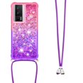 thumbnail image 3 of Funda para Xiaomi POCO F5 Pro 5G Brillantina Líquida Divertida Reluciente y con Cristales en Movimiento Cuerpo Cruzado con Cordón Ajustable, 3 of 5