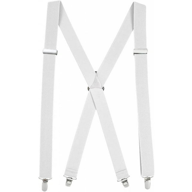 Hold'Em Suspenders for Men XBack Adjustable Straight Clipon Tuxedo