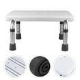 thumbnail image 2 of Miangastore 1Pc Adjustable Height Bath Stool Aluminum Alloy Stool Bath Chair for The Old, 2 of 9